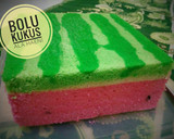 Foto langkah ke 9 dari resep 🍰Bolu Kukus Pelangi Lembut 2 Telur🌈.