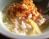 รูปขั้นตอนการทำที่ 5 ของ ข้าวต้มไก่ใส่ขิง