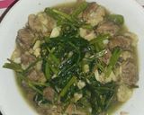 Foto langkah ke 2 dari resep Tumis kangkung mix daging sapi.