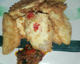 A picture of step 5 of Yam tosh.