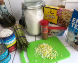 Foto del paso 1 de la receta: Lasaña de espárragos y atún