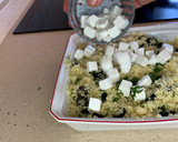 Foto del paso 5 de la receta: Ensalada de cuscús, berenjena asada, queso feta y manzana
