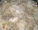 A picture of step 8 of Restaurant style fried rice.