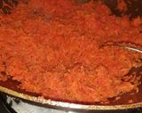 A picture of step 3 of Gajar Halwa.