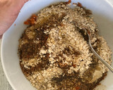 Foto del paso 3 de la receta: Hamburguesas veganas de restos de pulpa y fibra de un zumo