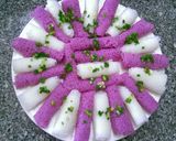 Hình bước làm 8 của món Bánh Hỏi & Đậu + Củ Sắn Nướng Chay