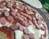 Foto del paso 4 de la receta: Pizza con salchicha