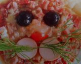 Foto del paso 5 de la receta: Pizza muñeco de nieve