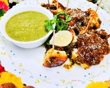 A picture of step 5 of Navratri Special Paneer Thecha.