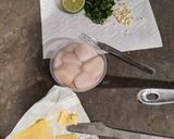 A picture of step 1 of Scallops & cilantro.