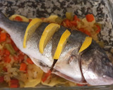 Foto del paso 6 de la receta: Dorada al horno con patatas panaderas