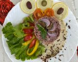 Foto del passaggio 3 della ricetta Tartare di chianina alle olive con salsa al gorgonzola e tartufo