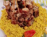 صورة لخطوة 3 من وصفة شيش طاووق مع الأرز بالحمص