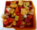 รูปขั้นตอนการทำที่ 6 ของ ผัดเปรี้ยวหวานเต้าหู้เหลือง