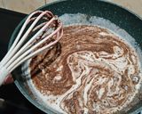 Foto langkah ke 4 dari resep Puding Brownies Roti Tawar.