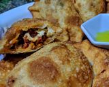 Foto del paso 6 de la receta: RELLENO De Chorizo🐽 español, Queso costeño🧀 y orégano...!