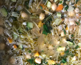 Foto del paso 9 de la receta: Fideuà vegetariana con hierbabuena y garbanzos