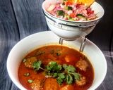 A picture of step 4 of Kofta Curry.