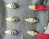 Foto del paso 4 de la receta: Croissants rellenos de cacao