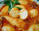 Foto langkah ke 5 dari resep Gulai Cumi Isi Tahu.