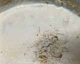 A picture of step 1 of Kadai milk.