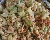Foto del paso 5 de la receta: Ensalada fría de coditos versión barajitas