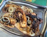 Une image de l'étape 10 de Aubergines graffiti et oignon sauce teriyaki à la plancha.