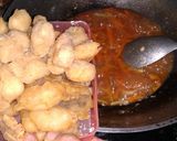 Foto langkah ke 8 dari resep 3. Ayam fillet asam pedas (ekstra cepat).
