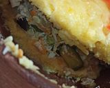 Foto del paso 7 de la receta: Pastel de polenta relleno de atún y vegetales