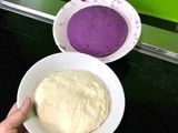 Bánh bao chay khoai tím nước cốt dừa 🍥🥥
