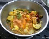 A picture of step 2 of Orissa Mixed Vegetables Curry (Ghanta).
