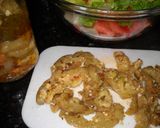 Foto del paso 5 de la receta: Ensalada de berenjenas en escabeche (1) tomate y lechuga