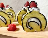 Foto langkah ke 6 dari resep Roll Cake Pandan.