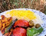 عکس مرحله 6 از دستور جوجه کباب با آبغوره در طبیعت
