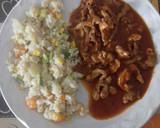 Foto del paso 3 de la receta: Bistec al chipotle y puré de tomate