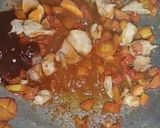 A picture of step 4 of Chicken fajita spaghetti.