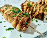 Foto del paso 9 de la receta: Brocheta de solomillo y queso con tortilla de trigo