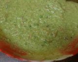 A picture of step 2 of Peas Mini Cheela.