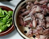 Foto langkah ke 2 dari resep Cumi asin cabe + pete #keto friendly.