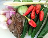 Foto langkah ke 2 dari resep Cumi asin cabe ijo.