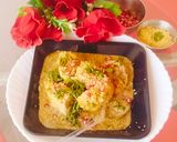 A picture of step 7 of Aloo tikki chaat 💚😋😋.
