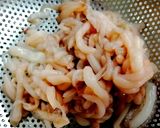 รูปขั้นตอนการทำที่ 1 ของ เนื้อก้ามกุ้งผัดน้ำพริกเผา