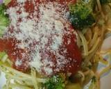 Chicken Parmesan with Broccoli and Linguine Easy recipe step 9 photo