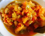Foto del paso 2 de la receta: Estofado de Patatas con carne y verdura ó Guiso de Papas (en Andalucía)