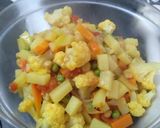 Une image de l'étape 3 de Korma de légumes.