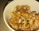 A picture of step 2 of Walnuts almonds halwa.