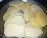 A picture of step 1 of Alu ky Pakory.