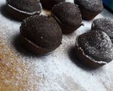 A picture of step 7 of Mini Oreo chocolate cupcakes.