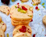A picture of step 6 of Cranberry Pistachio Cookies.