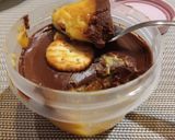 Foto del paso 13 de la receta: Tarta individual de galletas o de la Abuela con flan Potax y chocolate Valor